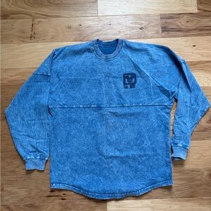 Disney Parks Walt Disney World Spirit Jersey Long Sleeve Mineral Wash Size M